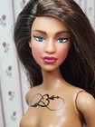 OOAK hispanic barbie doll tattoos piercings repaint blue eyes model muse type bo