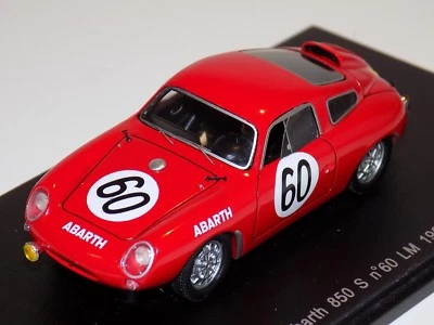 1/43 Spark Abarth 850S car #60 14th 24 Hours LeMans 1961 Hulme Hyslop S1333 - Image 1 of 3