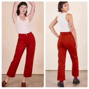 Pantaloni da lavoro Big Bud Press rosso paprika taglia XS Petite - Foto 1 di 15