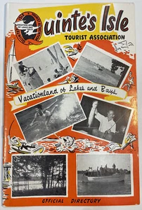 Directorio Oficial Turístico Isla Quinte Canadá Lago Ontario De Colección - Imagen 1 de 7