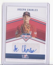 Joseph Charles 2018 USA Baseball Stars & Stripes Autograph #SS-JC Auto /398 