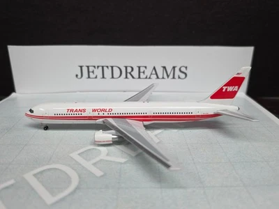 1/400 TWA TRANS WORLD BOEING 767-300 90'S TWIN STRIPE COLORS EI-CAL AEROCLASSICS - Image 1 of 4