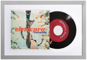 Record Frame 16x24 Inches with 2 Double Sided Mats (Black & White), Jukebox A... - Picture 1 of 7