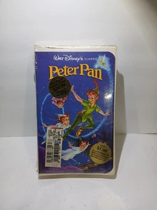 Peter Pan VHS- Black Diamond Walt Disney Classics 1990 Sealed - Imagen 1 de 10