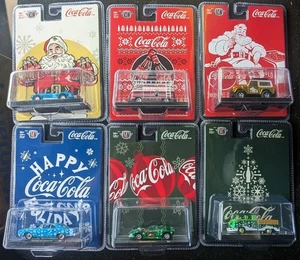 M2 Diecast 2025 Coca-Cola Holiday Lot x6 Christmas Cars Trucks VW Shelby Dart - Picture 1 of 7
