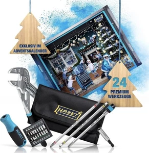HAZET Adventskalender 2024 I 24-teiliger Premium Werkzeug-Satz Weihnachten - Bild 1 von 5
