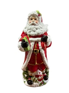 Fitz And Floyd Holiday Collection Hand Painted Ceramic Large Santa 16” Tall - Picture 1 of 7