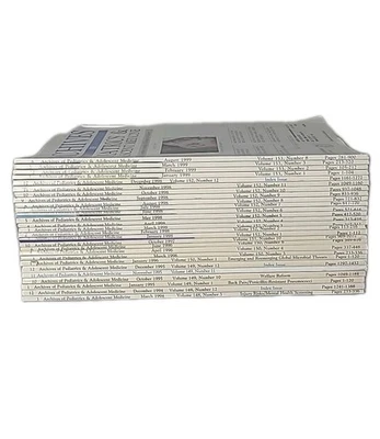 Archives of Pediatrics & Adolescent Medicine Magazine 1994-1999 Lot of 27 Issues Foto 1 de 4
