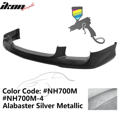 Fits 04-05 Acura TSX OE Style Front Bumper Lip Spoiler PU Painted #NH700M Silver Foto 1 de 4