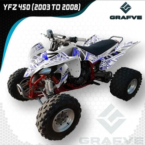 Yamaha Yfz 450 2003-2008 kit Graphics Decals Stickers Atv YFZ450 Custom Quad - Picture 1 of 2