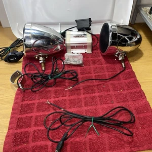 Pyle Cycle Series Motorcycle Audio PLMCA20 100w Amp And Speakers-Read Untested - Foto 1 di 15
