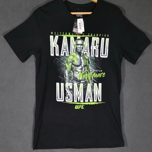 Camiseta UFC Kamaru Usman Pesadilla Nigeriana Negra Gráfica Talla M #3 (NUEVA CON ETIQUETAS) - Imagen 1 de 6