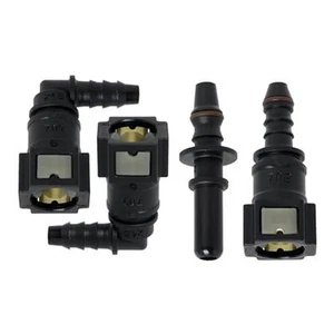 Nylon Fuel Line Connector Set of 4 Quick Connectors for Automotive Use - Picture 1 of 10