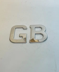 Classic Car Stainless Steel GB Letters - Picture 1 of 1