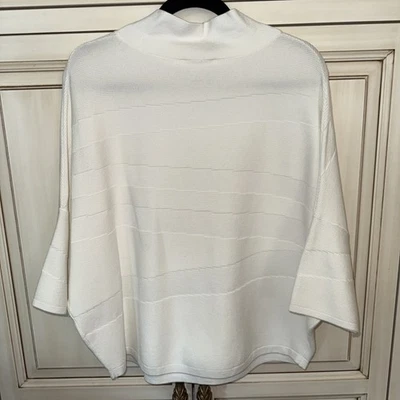 NUEVO CON ETIQUETAS - Top cuadrado Joseph Ribkoff vainilla/blanco roto - Talla M/L Foto 1 de 4