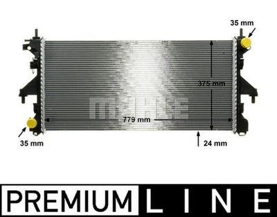 MAHLE BEHR LCV Radiator PREMIUM LINE [CR881000P] AU - Image 1 of 4