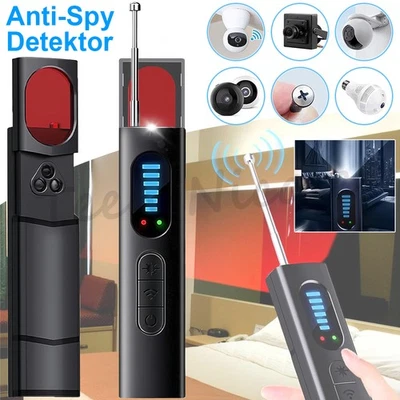 KAMERA AUFSPÜRGERÄT WANZEN DETEKTOR RF VERSTECKTE SIGNAL FINDER ANTI SPY BUG GPS - Bild 1 von 4