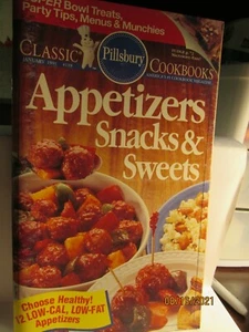 Vintage-"Appetizers Snacks & Sweets" January '91 Pillsbury Classic Cookbooks - Imagen 1 de 3