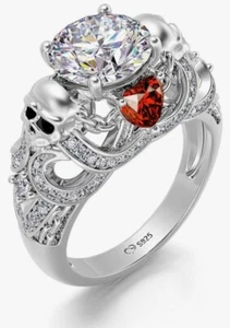 Jeulia 2.55 ct Heart Cut Diamond design Rings for Women Customized Bridal... - Picture 1 of 3