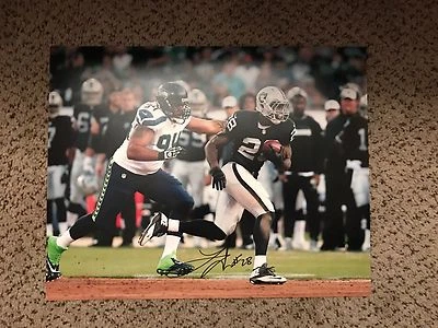 Oakland Raiders Latavius Murray, Signed   11X14 PHOTO  2 - Image 1 of 2