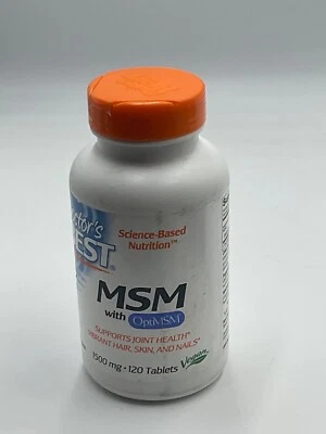 Doctors Best MSM 1500 mg suplemento nutricional 120 unidades soporte articular Foto 1 de 4