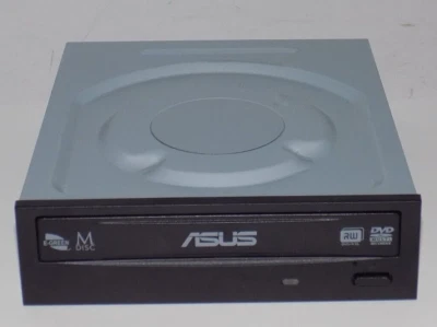 ASUS DRW-24F1ST Internal 5.25-inch SATA 24x DVD-RW Drive DVD-Writer CD Burner - Image 1 of 4