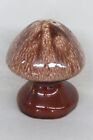 USA Pottery Mushroom Brown Drip Ceramic Salt or Pepper Shaker 3812B