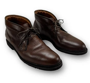Allen Edmonds Bellevue Boots Men's Size 11 D Brown Leather Shoes - Picture 1 of 10