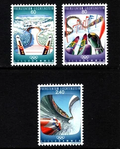 OPC 1993 Liechtenstein Olympische Winterspiele Set Sc#1016-1018 postfrisch 49810 - Bild 1 von 1