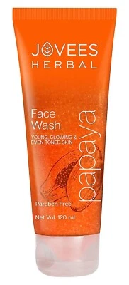 Jovees Herbal Papaya Face Wash | Brightening and Glowing Skin | 120 ml - Image 1 of 4