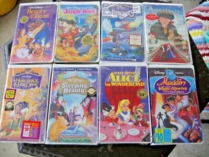 NEW Beauty and the Beast Black Diamond Classic VHS in Lot of 8 NEW Disney movies - Picture 1 of 12