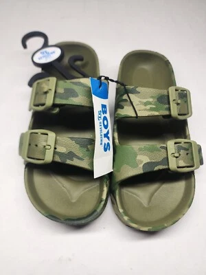 NEW OT Revolution Youth Size M (13/1) Camouflage Shoes Open Toe Slip-on Slides - Image 1 of 4