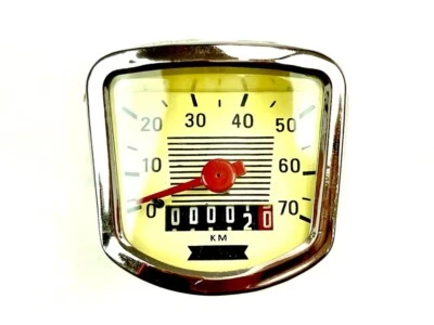 Tacho NSU Quickly N S L 51ZT Miele Moped Typ VDO für Scheinwerfer Einbau 70 km/h - Bild 1 von 4