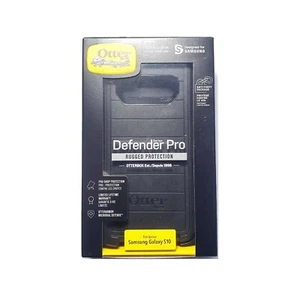 OTTERBOX DEFENDER PRO CASE FOR SAMSUNG GALAXY S10 SCREENLESS BELT CLIP 77-61381 - Picture 1 of 2