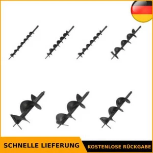 Erdbohrer Bohrer Erdlochbohrer Pfahlbohrer Schneckenbohrer 60-250mm vidaXL - Bild 1 von 46