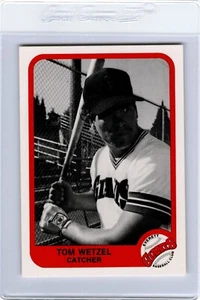Cramer Everett Gigantes 1984 #29 Tom Wetzel San Bruno California - Imagen 1 de 2