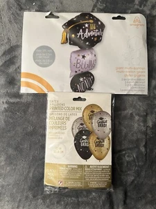 Graduation Decorations Party Foil Latex Balloons 5 Feet Tall College School - Picture 1 of 7