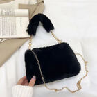 New Fashion Women Soft Plush Handbag Winter Furry Ladies Clutch Messenger Ba F?J