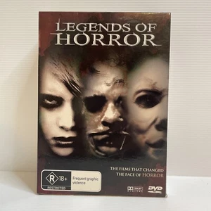 Legends of Horror Collection 3 x DVD Texas Chainsaw Halloween Night Living Dead - Picture 1 of 9