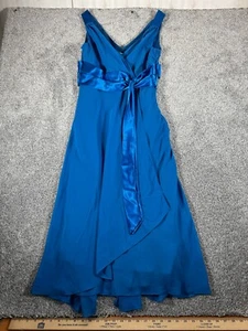 Evan Picone Gown Dress Size 10 Satin Flowing Formal Evening Wear 90s Prom Party - Picture 1 of 14
