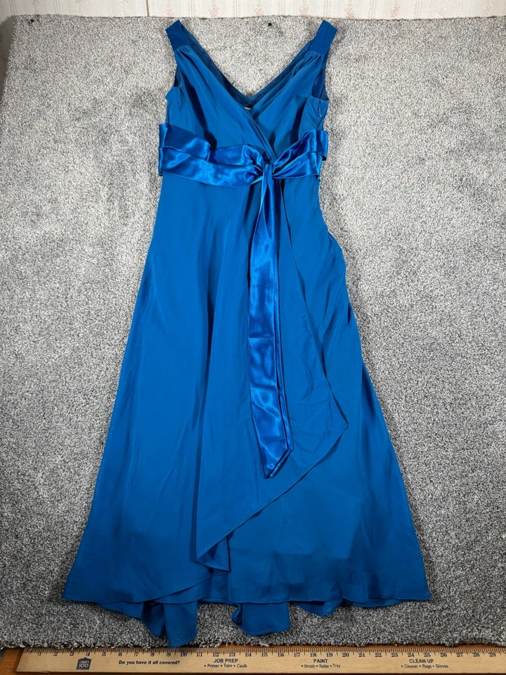 Evan Picone Gown Dress Size 10 Satin Flowing Formal Evening Wear 90s Prom Party - Image 1 of 4