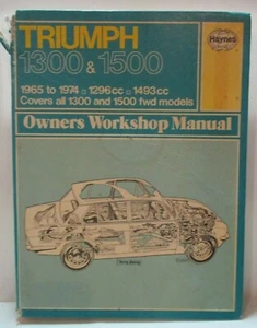 Haynes - Triumph 1300 & 1500 / 1965-1974 / Owners Workshop Manual - 605 - Picture 1 of 9