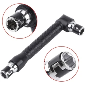 L-Shaped Dual Head 1/4" Hex Wrench 90° Right Angle Screwdriver Adapter Tool - Picture 1 of 9