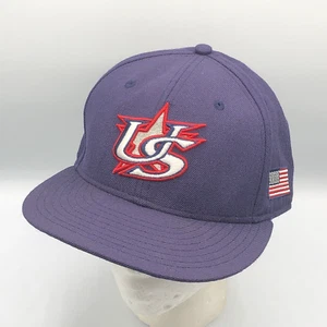 New Era World Baseball Classic WBC USA Wool Fitted Team Hat Cap Size 7 1/8 - Bild 1 von 14