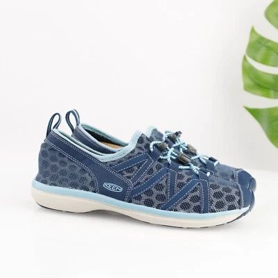 Keen Womens Sage Water Sneaker Size 7 Navy Aqua Mesh Active Shoe Waterpark Pool - Image 1 of 4