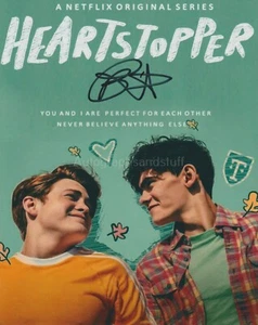 Bradley Riches HAND Signed 8x10 Photo Autograph Heartstopper, Big Brother - Picture 1 of 2