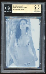 MELISSA HARO 2009 SPORT ILLUSTRIERT SI BADEANZUG #74 DRUCKPLATTE 1/1 BGS 9,5 - Bild 1 von 2
