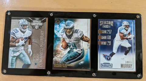 DEMARCO MURRAY 3 CARD PLAQUE DALLAS COWBOYS PHILADELPHIA EAGLES TENNESSEE TITANS Cover