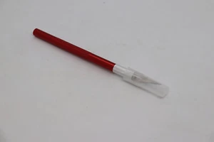 Scalpel Modellbau Bastelmesser Wechselklinge Aluminium rot eloxiert - Bild 1 von 5