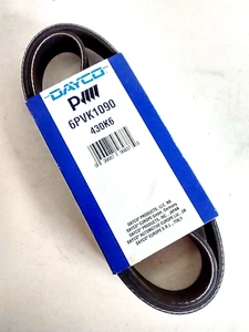 Serpentine Belt Poly Rib Aramid Reinforced DAYCO 6PVK1090/6PK1090 (Made in USA) - Picture 1 of 4